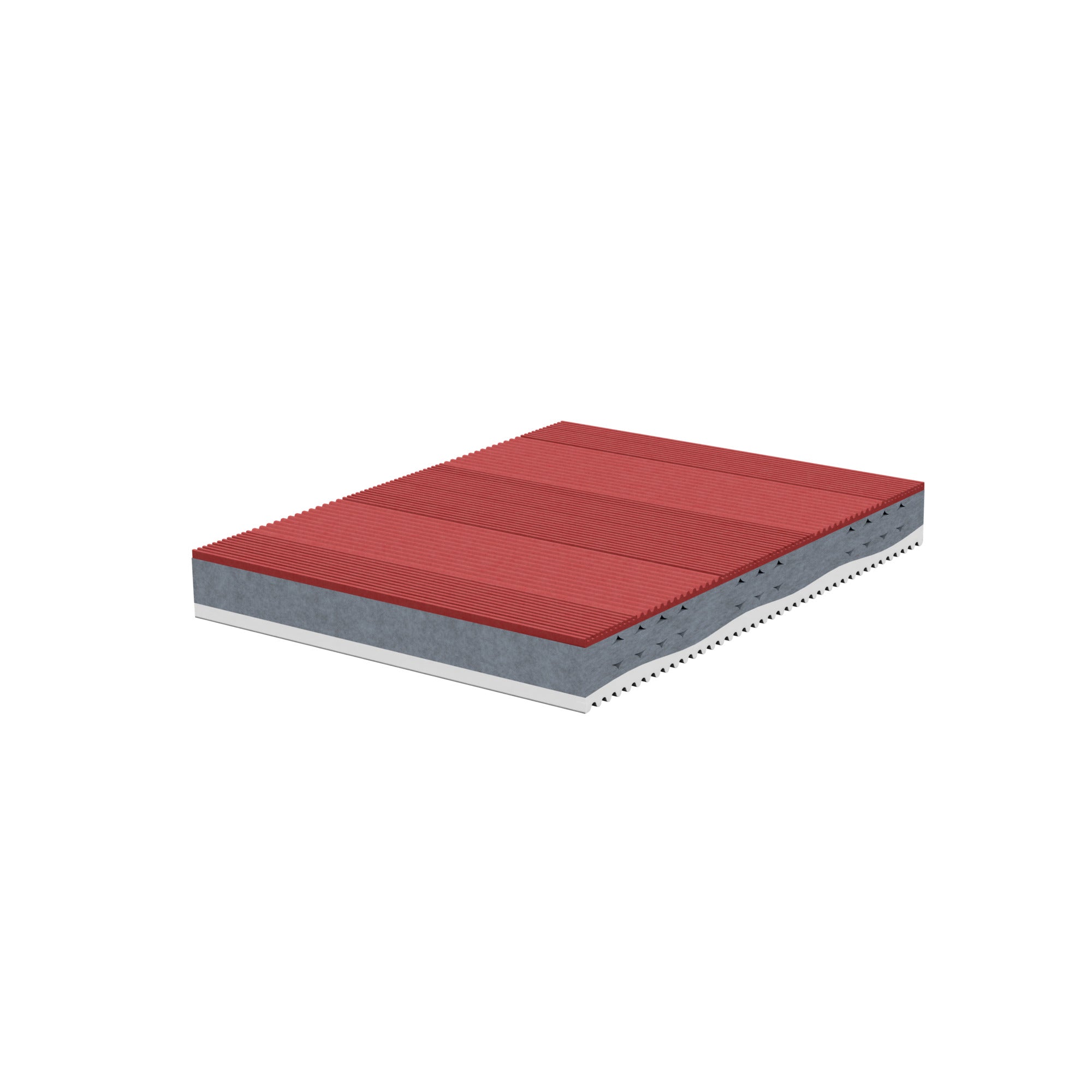 Materasso SOLE - Memory Foam, Waterfoam Ergonomico, Traspirante, Made in Italy, Zone di Portanza Differenziate, Alto 20 cm.