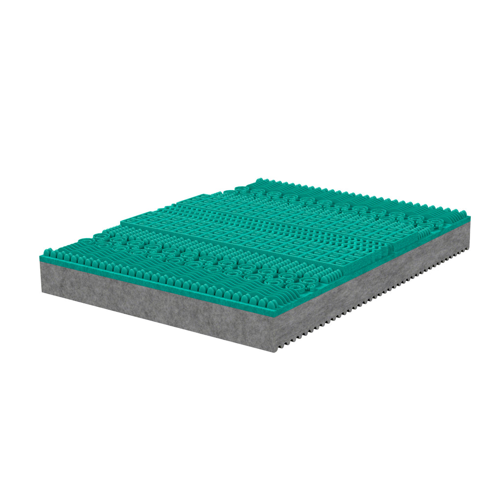Materasso DEIMOS - Memory Foam, Waterfoam Polifoam, Ergonomico,Traspirante, Made in Italy, Zone di Portanza Differenziate, Alto 28 cm.