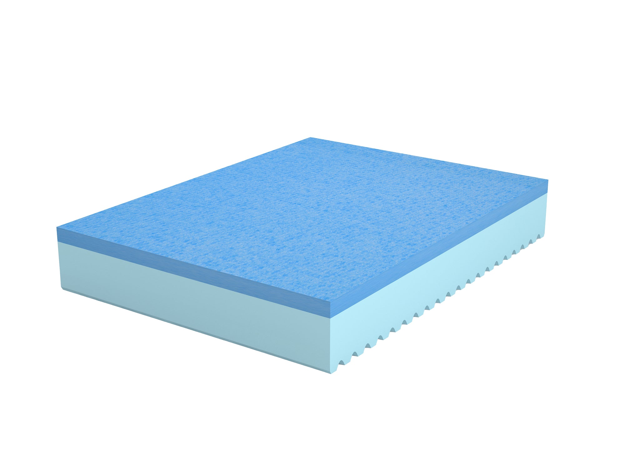 Materasso VENERE - Memory Foam Fresh Air, Waterfoam Ergonomico, Traspirante, Made in Italy, Zone di Portanza Differenziate, Alto 22 cm.